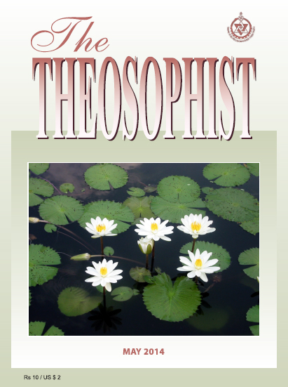 Theosophist Cover Volume 135 No 08 may 2013