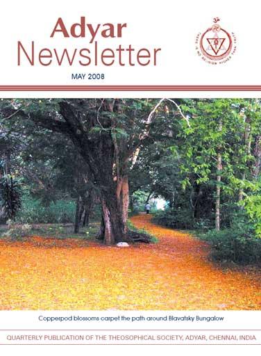 Adyar Newsletter May 2008 Cover Image
