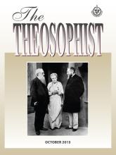 Theosophist Cover Volume 135 No 01 Oct 2013