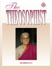 Theosophist Cover Volume 135 No 03 Dec 2013