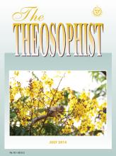 Theosophist Cover Volume 135 No 10 Jul 2013