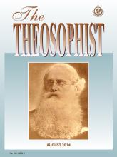 Theosophist Cover Volume 135 No 11 Aug 2013