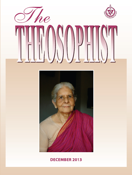 Theosophist Cover Volume 135 No 03 Dec 2013