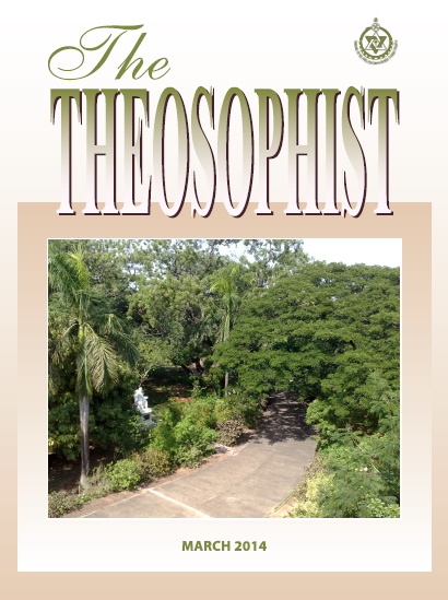 Theosophist Cover Volume 135 No 06 Mar 2013