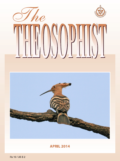 Theosophist Cover Volume 135 No 07 Apr 2013