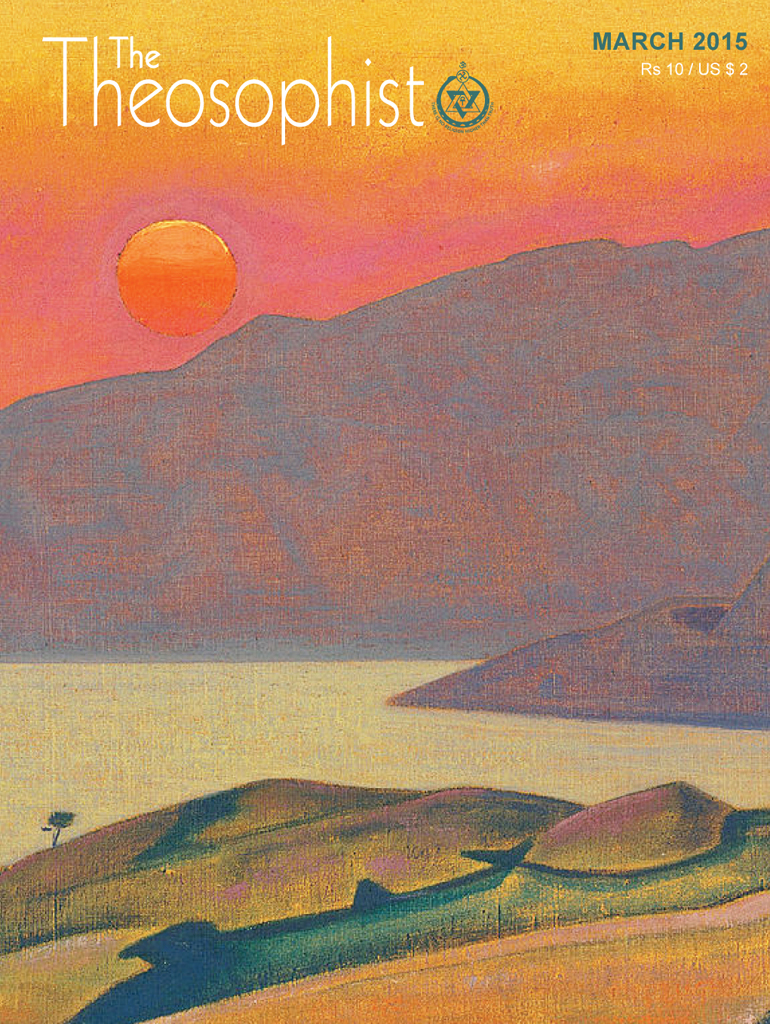 Theosophist Cover Volume 136 No 06 Mar 2015 Theosophist Cover Volume 136 No 06 Mar 2015