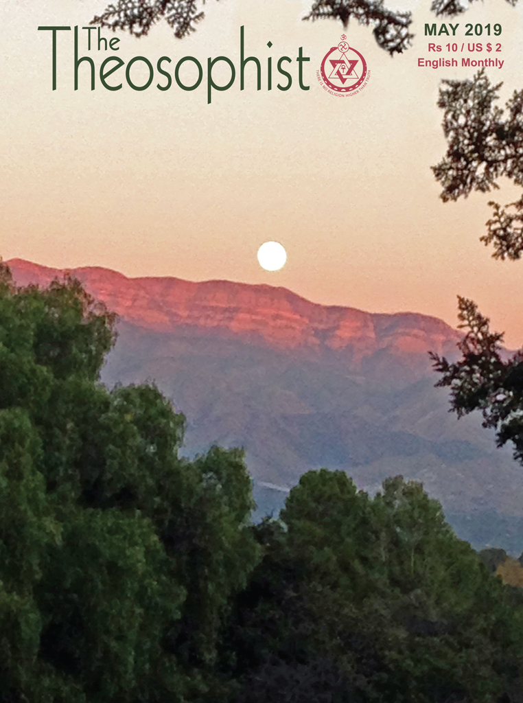 Theosophist Cover Volume 140 No 08 may 2019
