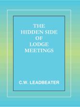 Hidden side of a meeting of a theosophical Lodge
