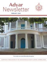 Adyar Newsletter Feb 2008